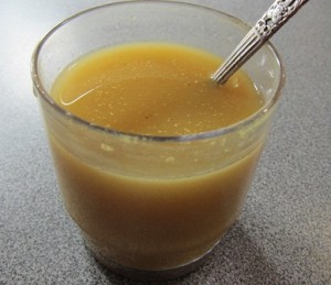 Better-Than-Coffee-Choline-Powder-in-Glass.Mixedjpg Better Than Coffee Review - Choline Punch Review